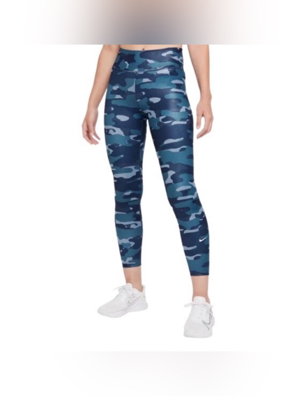 Nike Blue Camo Leggings